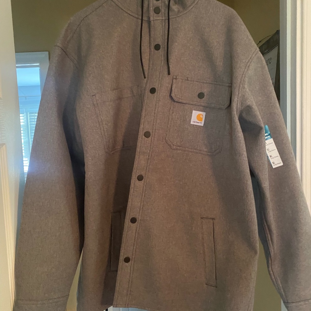 Carhartt Gray Lightweight Shirt Jacket